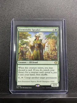 MTG: Lorwyn Eclipsed Formidable Speaker #0176 Rare - Image 1