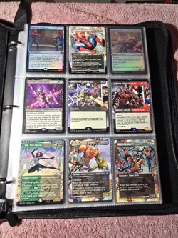 Magic The Gathering Marvel Spiderman Collection Lot/Includes Binder - Image 5