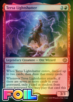 x1 Tersa Lightshatter TDM MTG 127 FOIL RARE M/NM 1x - Image 1