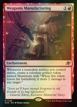 MTG Weapons Manufacturing Foil ** Edge of Eternities ** English - Image 1