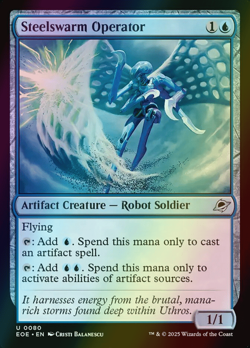 MTG Steelswarm Operator Foil ** Edge of Eternities ** English - Image 1