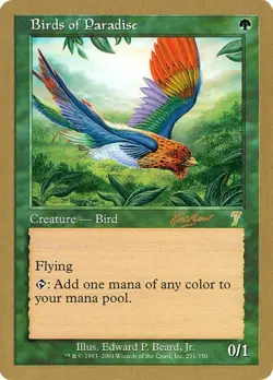 Birds of Paradise (#shh231) World Championship Decks 2002 HP MTG - Image 1