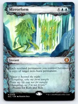 Mirrorform (Showcase) MTG Lorwyn Eclipsed 308 M NM - Image 1
