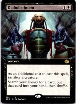 Diabolic Intent (Extended Art) The Brothers' War, 324 NM - Image 1