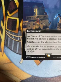 MTG Cover of Darkness #0163 Ext. Art R Universes Beyond: Assassin’s Creed (ACR) - Image 5