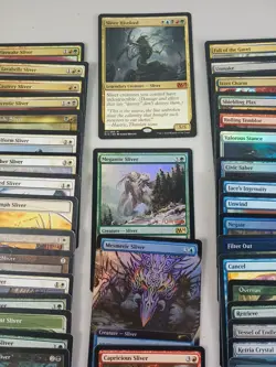 Magic 100 Cmdr Deck Sliver Hivelord 5 Color Indestructibe Board Wipes RTP MTG - Image 2