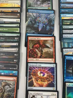 Magic 100 Cmdr Deck Sliver Hivelord 5 Color Indestructibe Board Wipes RTP MTG - Image 3