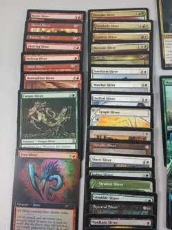 Magic 100 Cmdr Deck Sliver Hivelord 5 Color Indestructibe Board Wipes RTP MTG - Image 5