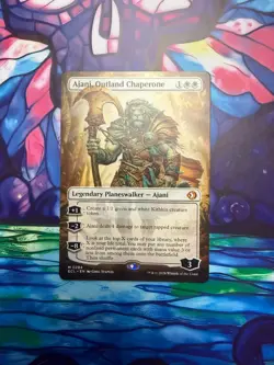 Ajani, Outland Chaperone Lorwyn Eclipsed Borderless Mythic Rare - Image 1