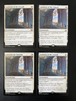 MTG- Authority of the Consuls x4 (One is German) - Image 1