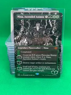 MTG Nissa, Ascended Animist (Borderless Manga) [Phyrexia: All Will Be One] - Image 1