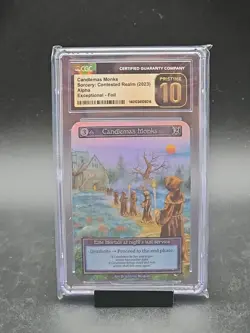 Sorcery: Contested Realm (Alpha), Candlemas Monks (foil), CGC 10 Pristine - Image 1