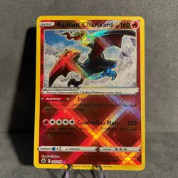 Radiant Charizard 020/159 Crown Zenith Pokemon NM - Image 1