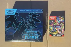 Pokemon TCG: ME Phantasmal Flames Elite Trainer Box ETB + Booster Bundle New - Image 1