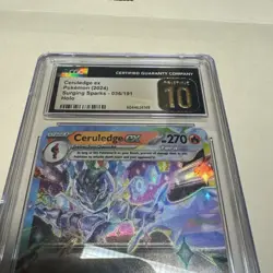 Pokemon Ceruledge ex Holo #36 Surging Sparks 2024 - CGC 10 Pristine - Image 2