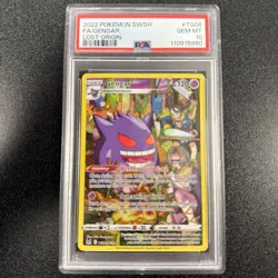 2022 POKEMON SWORD & SHIELD LOST ORIGIN #TG06 FULL ART/GENGAR PSA 10 JY - Image 1