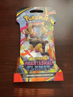 Pokemon Mega Evolutions Phantasmal Flames Limited Edition Booster 15 Pack Sealed - Image 2
