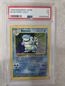 PSA 5 EX #2 1999 POKEMON GAME BLASTIOSE - HOLO - Image 1