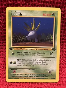 Oddish - 1st Edition VLP - 58/64 - Common, English Pokemon Jungle - Image 1