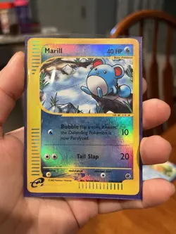 Pokemon marill 120/165 Reverse Holo 2002 Expedition base set - Image 1