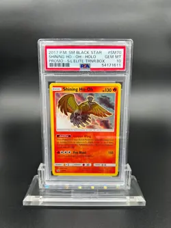 2017 Pokemon Shining Ho-Oh SM70 Black Star Promo PSA 10 GEM MINT Shining Legends - Image 1