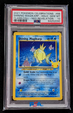 2021 Pokemon Celebrations Shining Magikarp Gem Mint PSA 10 (2X) Sequential #'s - Image 2