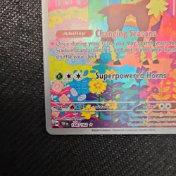 Pokemon TCG Sawsbuck 166/162 SV05: Temporal Forces Holo Illustration Rare - Image 4