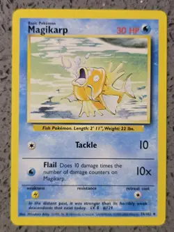 Pokemon - Magikarp - 35/102 - Base Set - WOTC - Common - NM/LP - Image 1