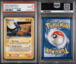 2006 POKEMON EX CRYSTAL GUARDIANS #8 MANECTRIC-HOLO PSA 10 - Image 3