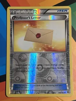 Pokemon - XY - BREAKthrough Professor's Letter 146/162 Reverse Holo - NM - Image 1