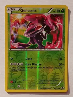 Pokemon - Genesect - Legendary Treasures 16/113 - Reverse Holo Rare - LP - Image 1