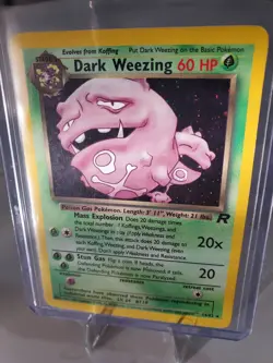 Dark Weezing 14/82 Team Rocket Holo LP Pokemon TCG - Image 3
