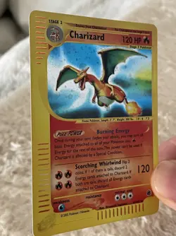 2002 POKEMON EXPEDITION BASE SET 006/165 CHARIZARD HOLO RARE 120HP - Image 2