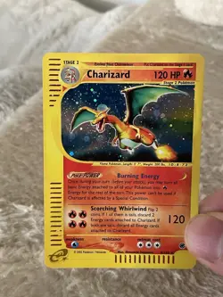 2002 POKEMON EXPEDITION BASE SET 006/165 CHARIZARD HOLO RARE 120HP - Image 3