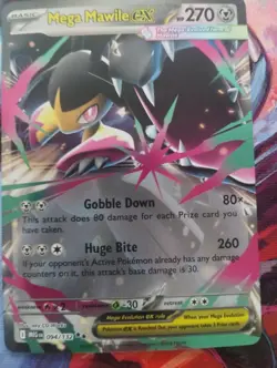 MEGA EVOLUTION ex card lot 8 ex cards from pokemon TCG Mega Evolution base set - Image 3