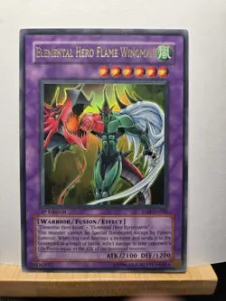 Yu-Gi-Oh! TCG Elemental Hero Flame Wingman Tlm-en035 - Image 1