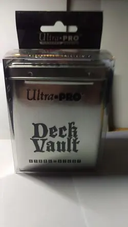 Ultra Pro - Black Deck Vault (karten-box) Neu! OVP! - Image 1