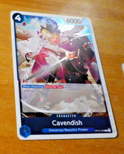 ONE PIECE ENGLISH CARD GAME HOLO CARTE CAVENDISH OP10-045 EN MINT - Image 1