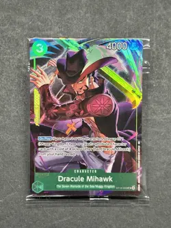 Dracule Mihawk ST12-003 SR (Illustration Box Vol. 4) Promo Sealed - One Piece - Image 1