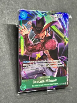 Dracule Mihawk ST12-003 SR (Illustration Box Vol. 4) Promo Sealed - One Piece - Image 2