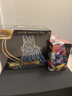 Pokemon TCG Mega Evolution ETB and Enhanced Booster Box Factory Sealed - New - Image 1