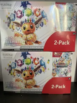 Pokemon TCG Prismatic Evolutions Costco 2-Pack ETB With Booster Bundle - Sealed - Image 1