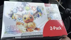 Pokemon TCG Prismatic Evolutions Costco 2-Pack ETB With Booster Bundle - Sealed - Image 1