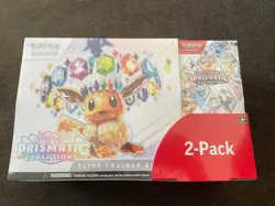 Pokemon TCG Prismatic Evolutions Costco 2-Pack ETB With Booster Bundle - Sealed - Image 1