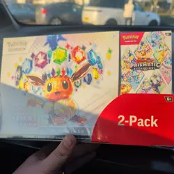 Pokemon TCG Prismatic Evolutions Costco 2-Pack ETB With Booster Bundle - Sealed - Image 1