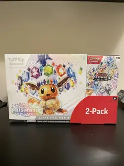 Pokemon TCG Prismatic Evolutions Costco 2-Pack ETB With Booster Bundle - Sealed - Image 2