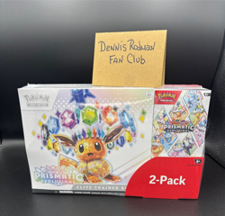 Pokemon TCG Prismatic Evolutions ETB with Booster Bundle Costco 2-Pack Sealed - Image 1