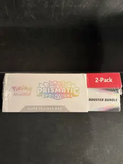 Pokemon TCG Prismatic Evolutions ETB with Booster Bundle Costco 2-Pack Sealed - Image 3