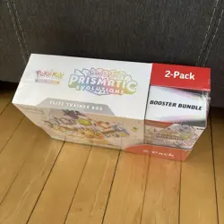 Pokemon TCG Prismatic Evolutions ETB with Booster Bundle Costco 2-Pack Sealed - Image 2