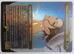 Yuna, Grand Summoner (Borderless) WPN & Gateway Promos Foil NM 0001 - Image 3